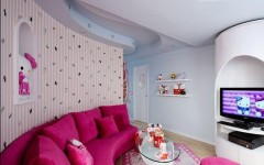 粉嫩HelloKitty一居室效果图